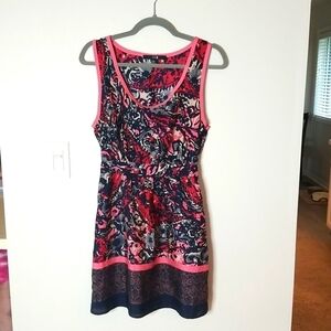 XX1 fit and flare sleeveless mini dress fun print